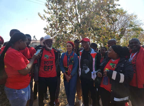 EFF leader Julius Malema casts vote in Seshego - SABC Elections