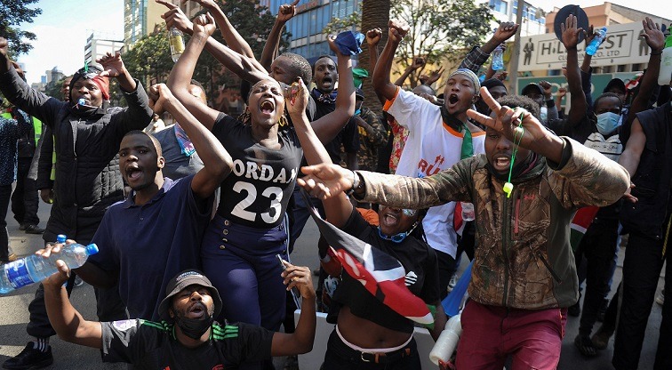 Protests in Kenya over proposed taxes by President William Ruto